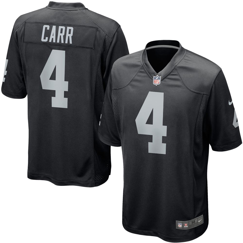 Men's Derek Carr Las Vegas Raiders Game Player Jersey