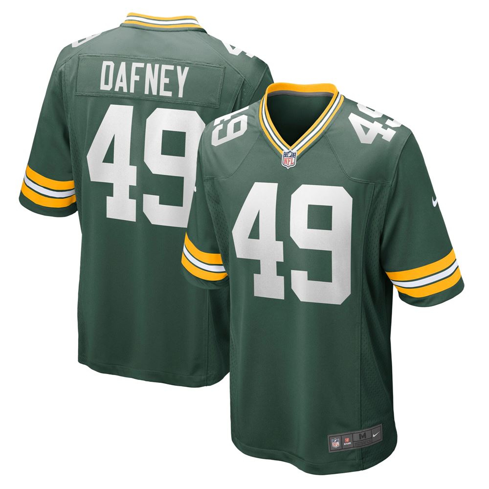 Men's Dominique Dafney Green Bay Packers Game Jersey Green
