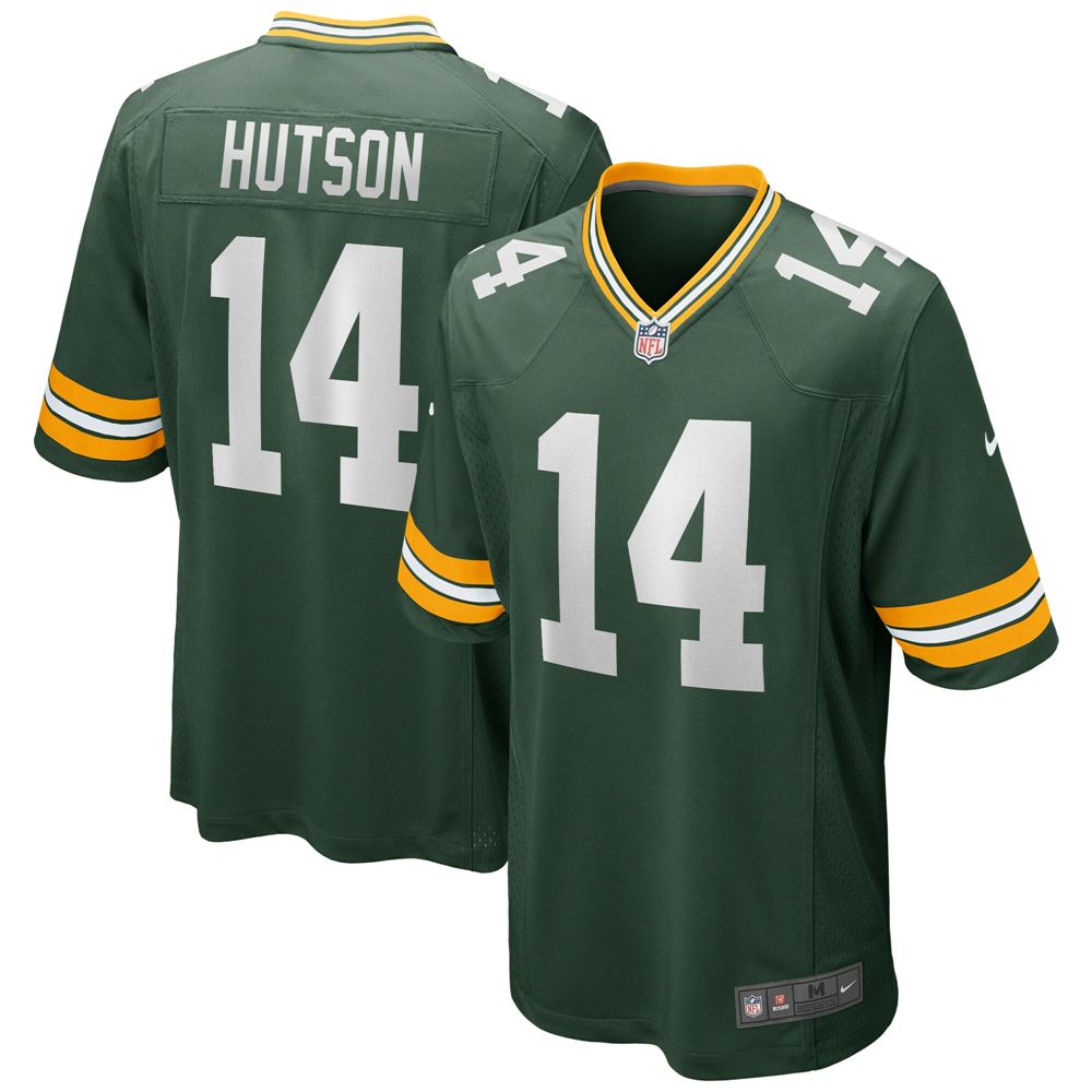 Men's Don Hutson Green Bay Packers Game Retired Player Jersey Green