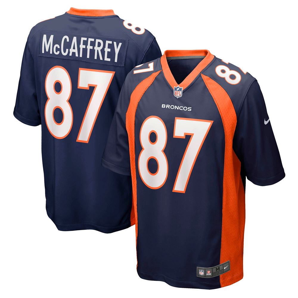 Men's Ed Mccaffrey Denver Broncos Retired Player Jersey Navy