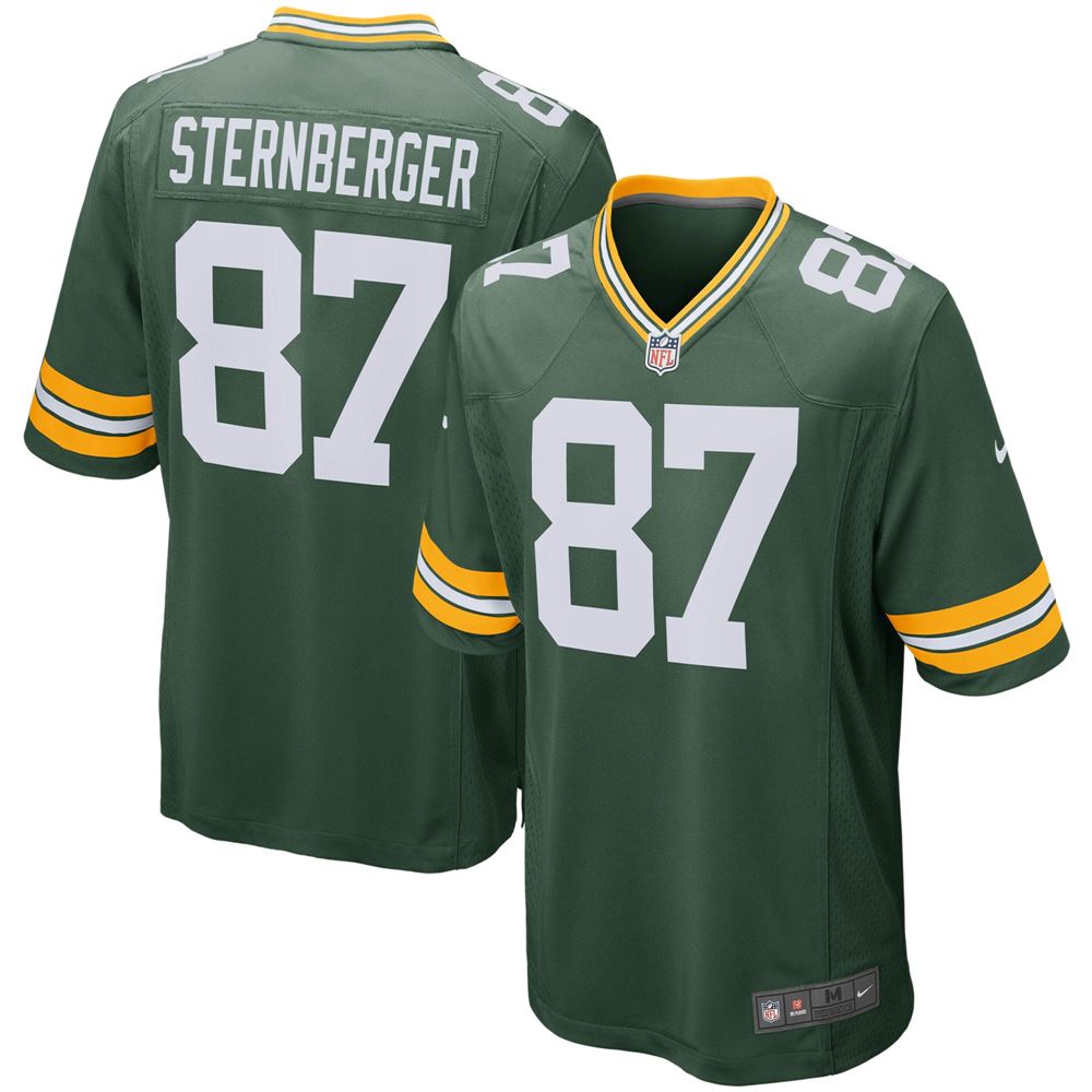 Men's Jace Sternberger Green Bay Packers Game Player Jersey Green