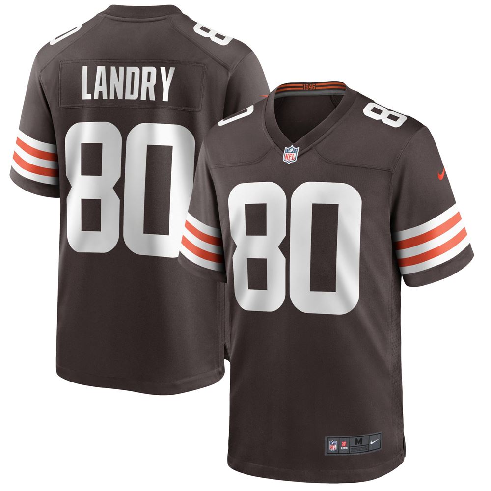 Men's Jarvis Landry Cleveland Browns Game Player Jersey