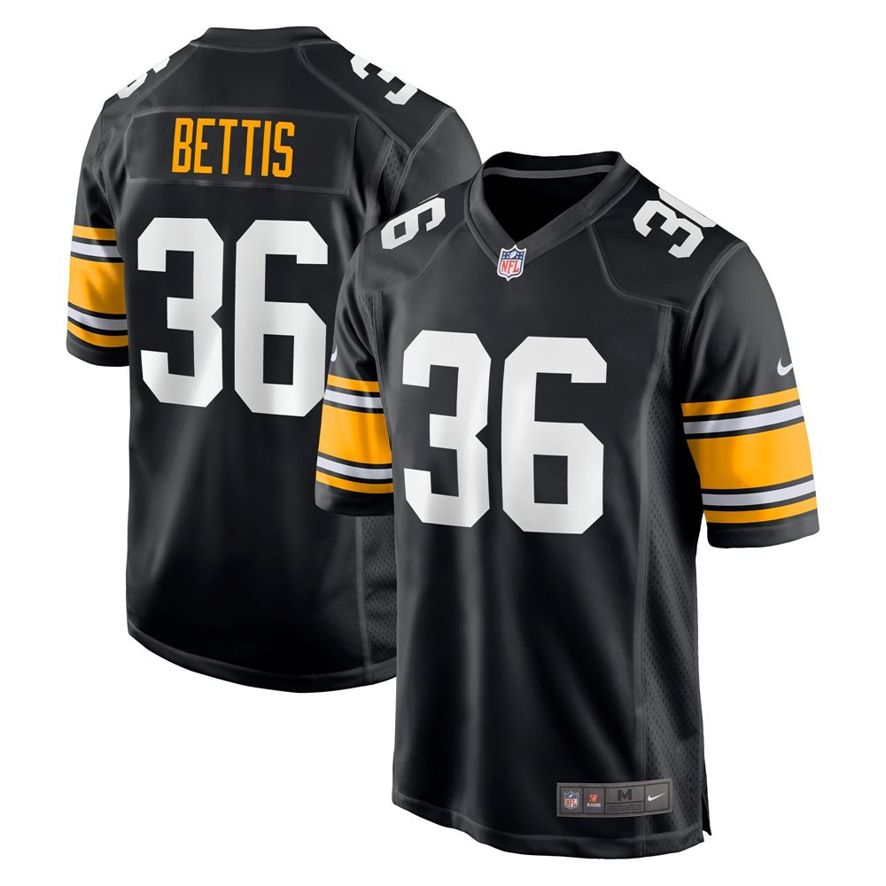 Men's Jerome Bettis Pittsburgh Steelers Retired Player Jersey Black ...