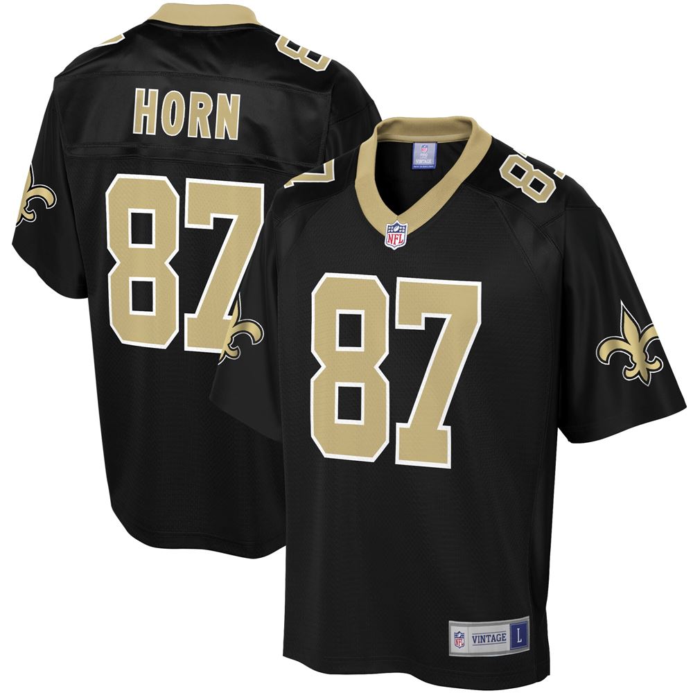 Men's Joe Horn New Orleans Saints Retired Player Jersey Black