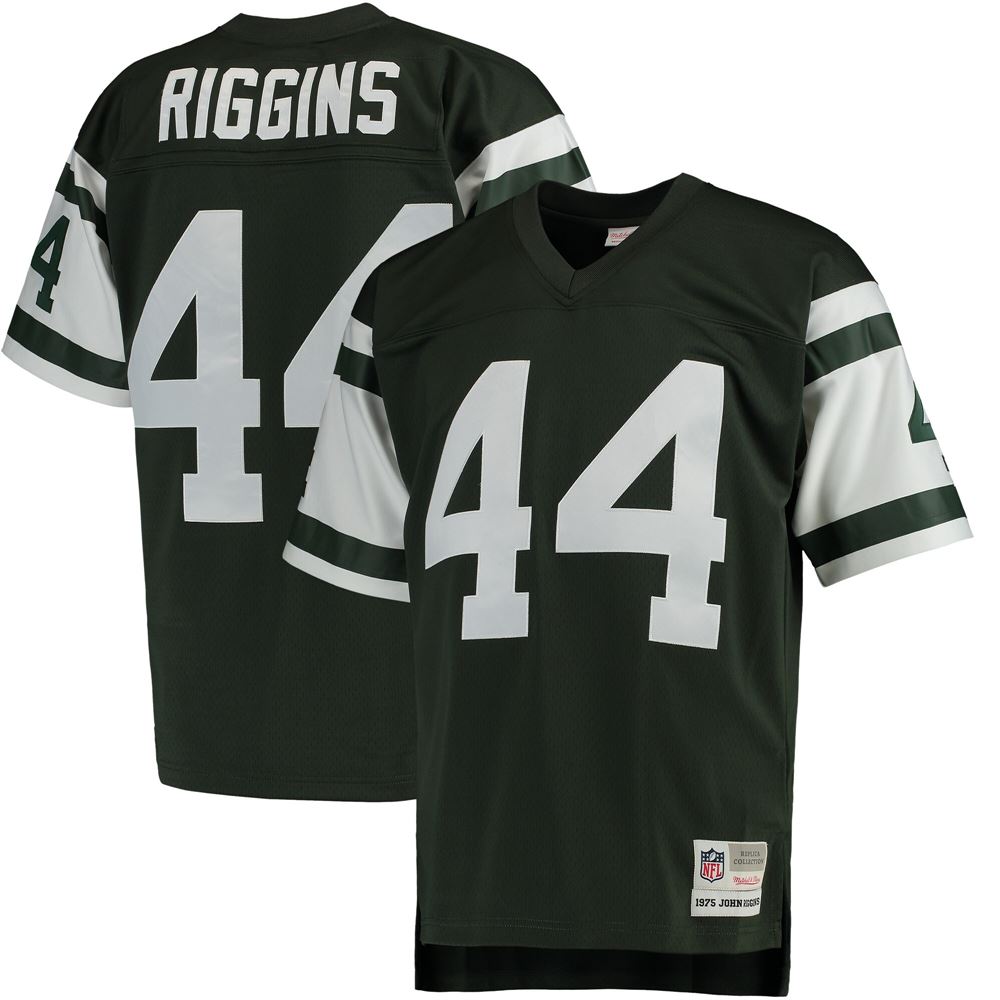 Men's John Riggins New York Jets Retired Player Legacy Replica Jersey Green