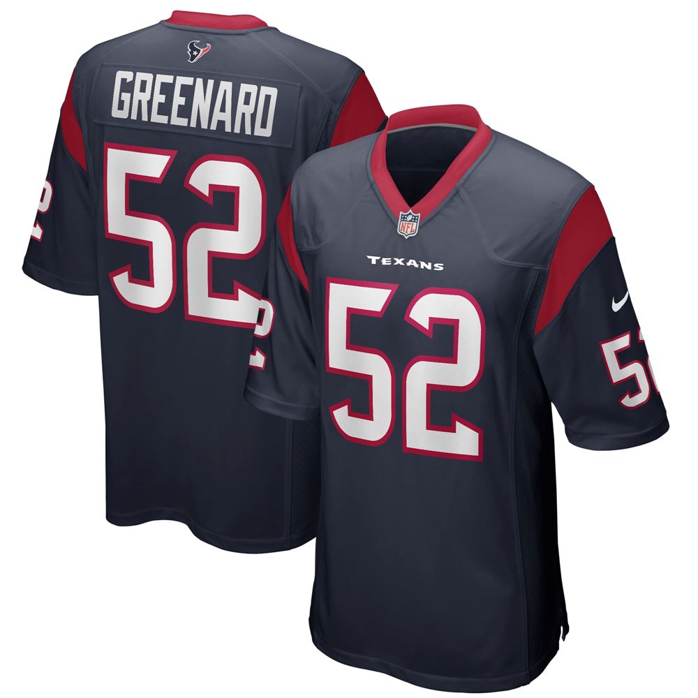 Men's Jonathan Greenard Houston Texans Player Game Jersey Navy
