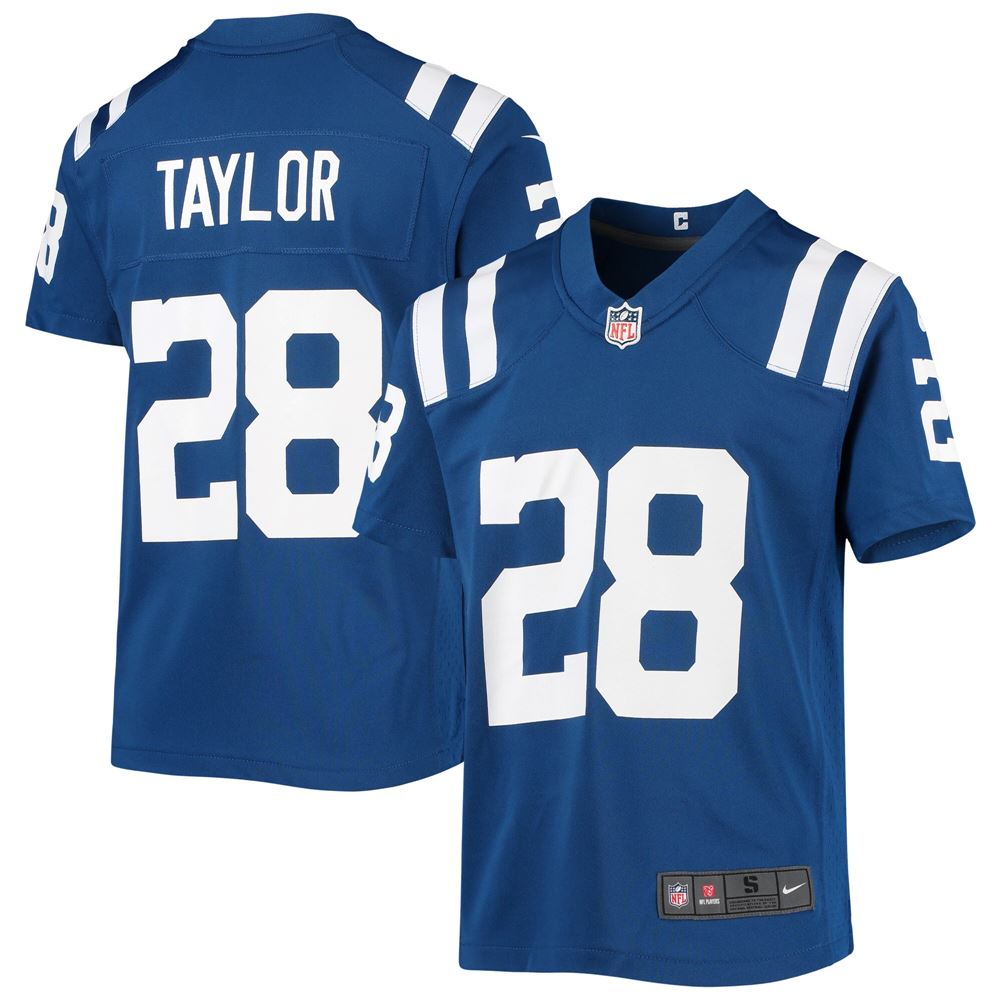 Men's Jonathan Taylor Indianapolis Colts Youth Game Jersey Royal