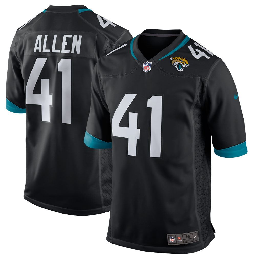 Men's Josh Allen Jacksonville Jaguars Game Player Jersey Black