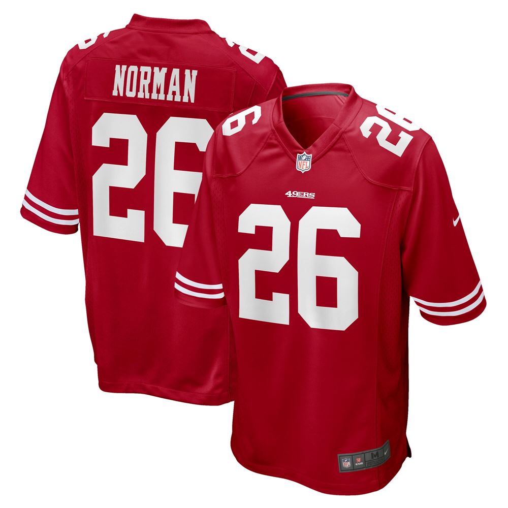 Men's Josh Norman San Francisco 49ers Game Player Jersey Scarlet