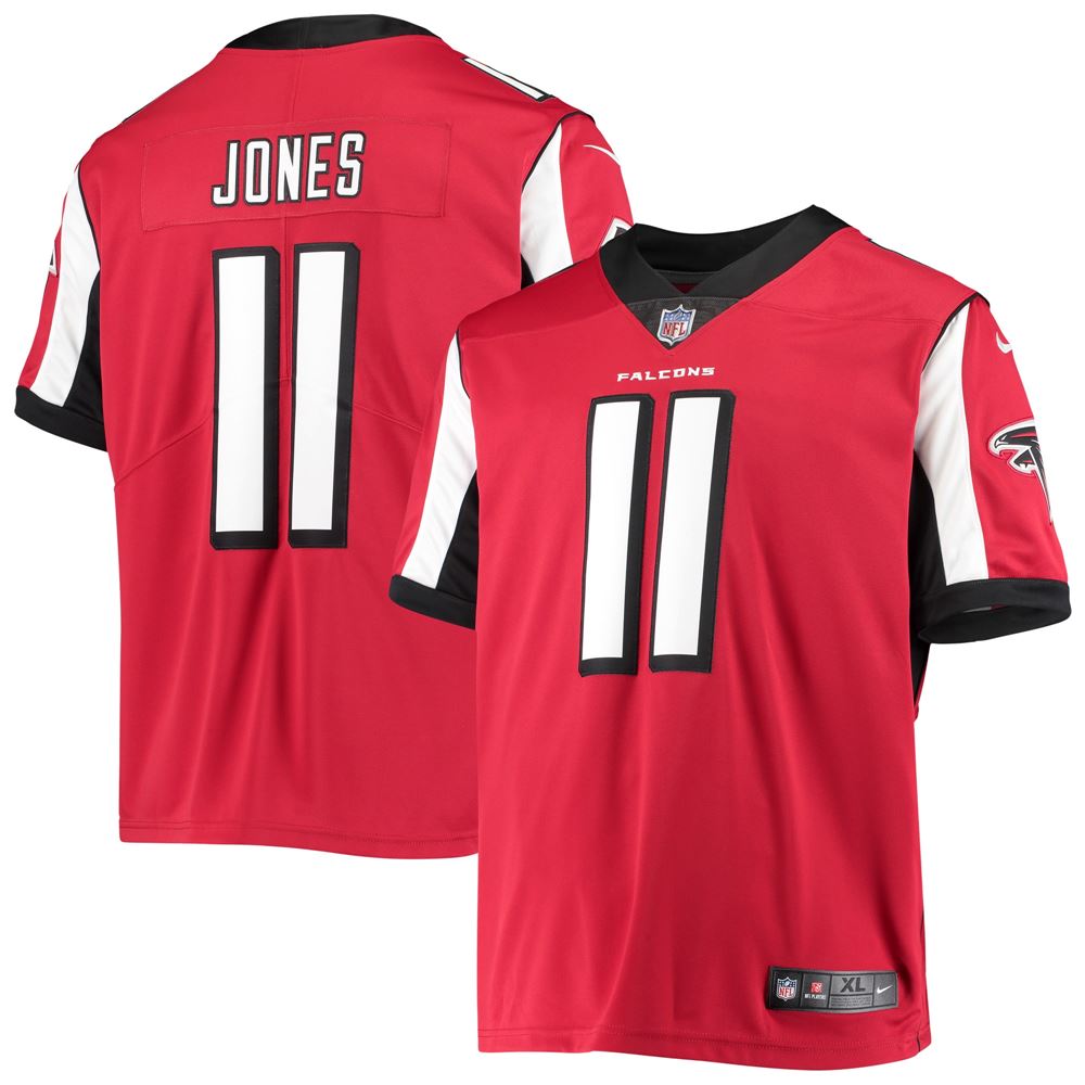 Men's Julio Jones Atlanta Falcons Vapor Limited Player Jersey Red