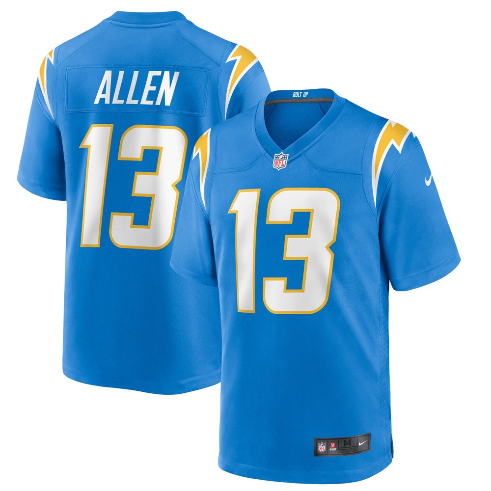 Men's Keenan Allen Los Angeles Chargers Game Player Jersey Powder Blue