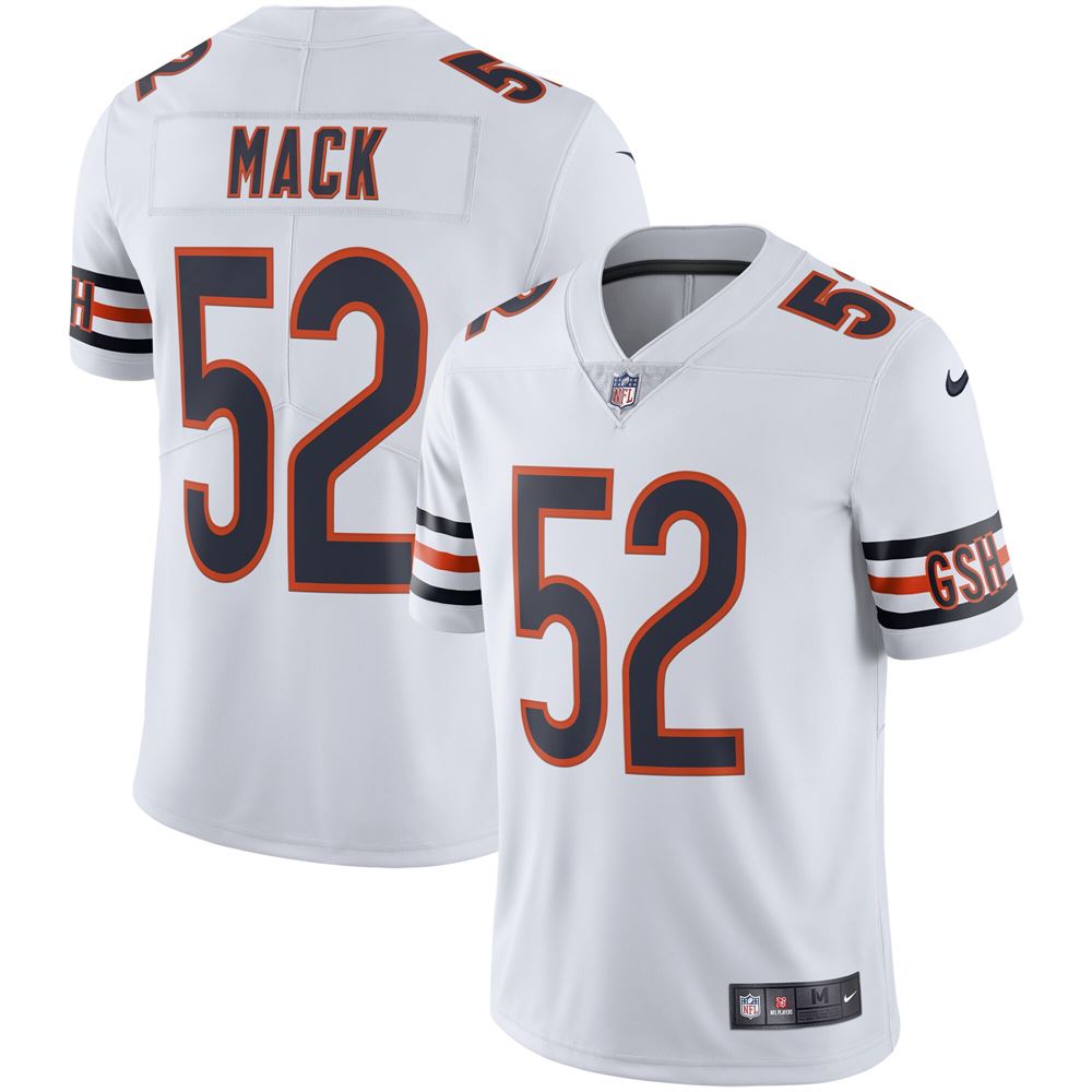Men's Khalil Mack Chicago Bears Vapor Limited Jersey White