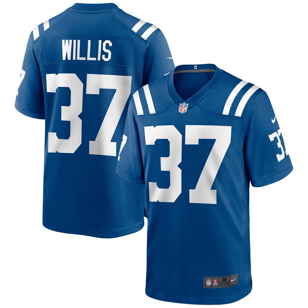 Men's Khari Willis Indianapolis Colts Game Jersey Royal