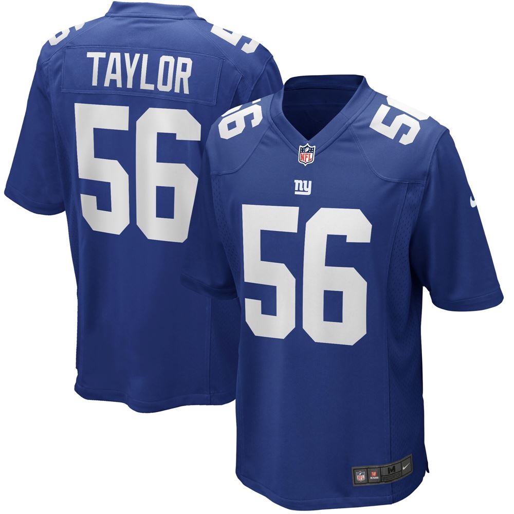 Men's Lawrence Taylor New York Giants Game Retired Player Jersey Royal ...