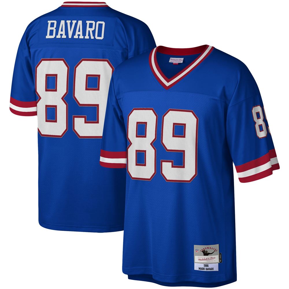 Men's Mark Bavaro New York Giants Legacy Replica Jersey Royal