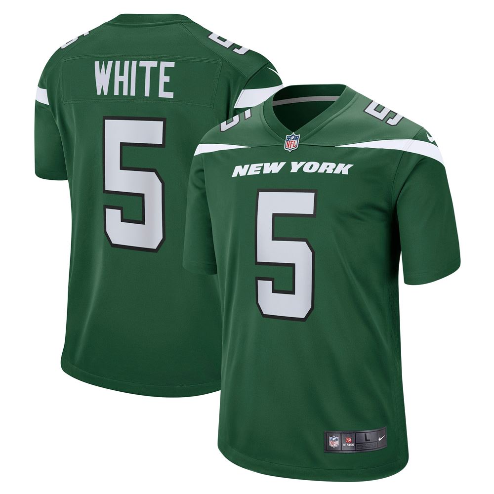 Men's Mike White New York Jets Game Player Jersey Gotham Green