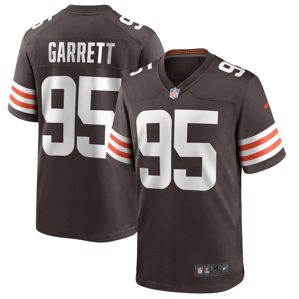 Men's Myles Garrett Cleveland Browns Game Player Jersey Brown