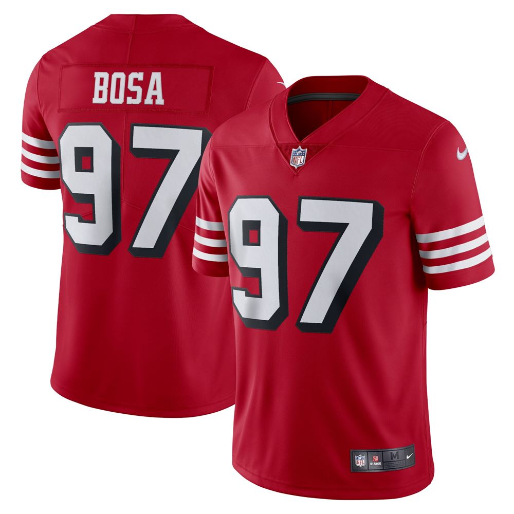 Men's Nick Bosa San Francisco 49ers Alternate Vapor Limited Player Jersey