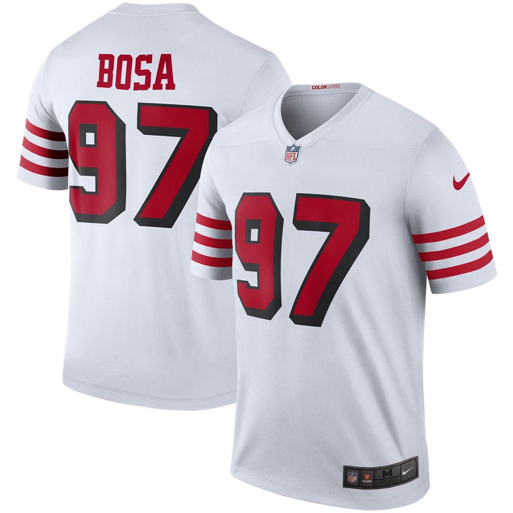 Men's Nick Bosa San Francisco 49ers Color Rush Legend Jersey White