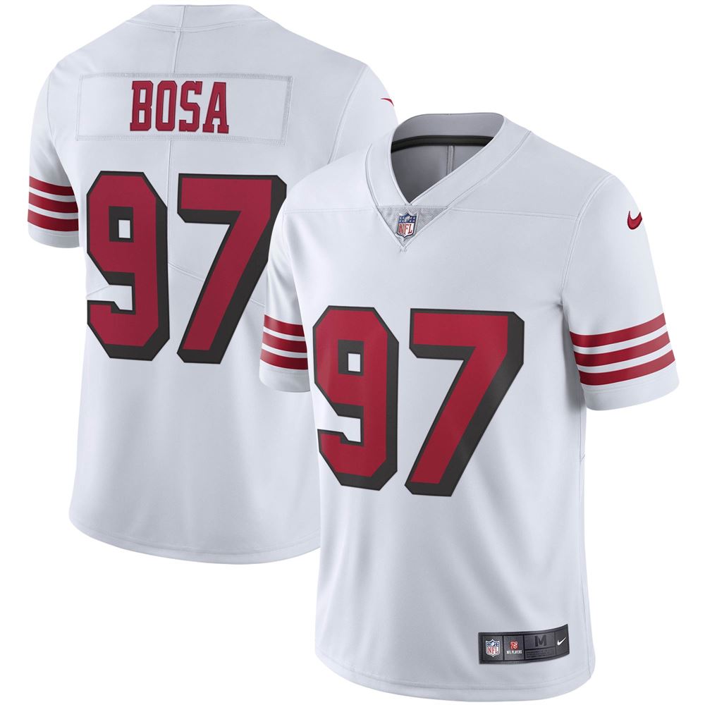 Men's Nick Bosa San Francisco 49ers Vapor Untouchable Color Rush Limited Player Jersey