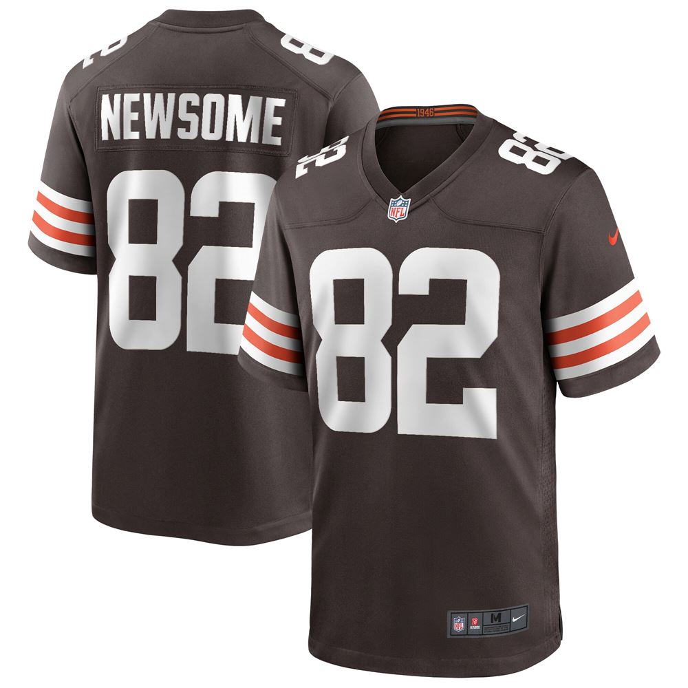 Men's Ozzie Newsome Cleveland Browns Game Retired Player Jersey Brown