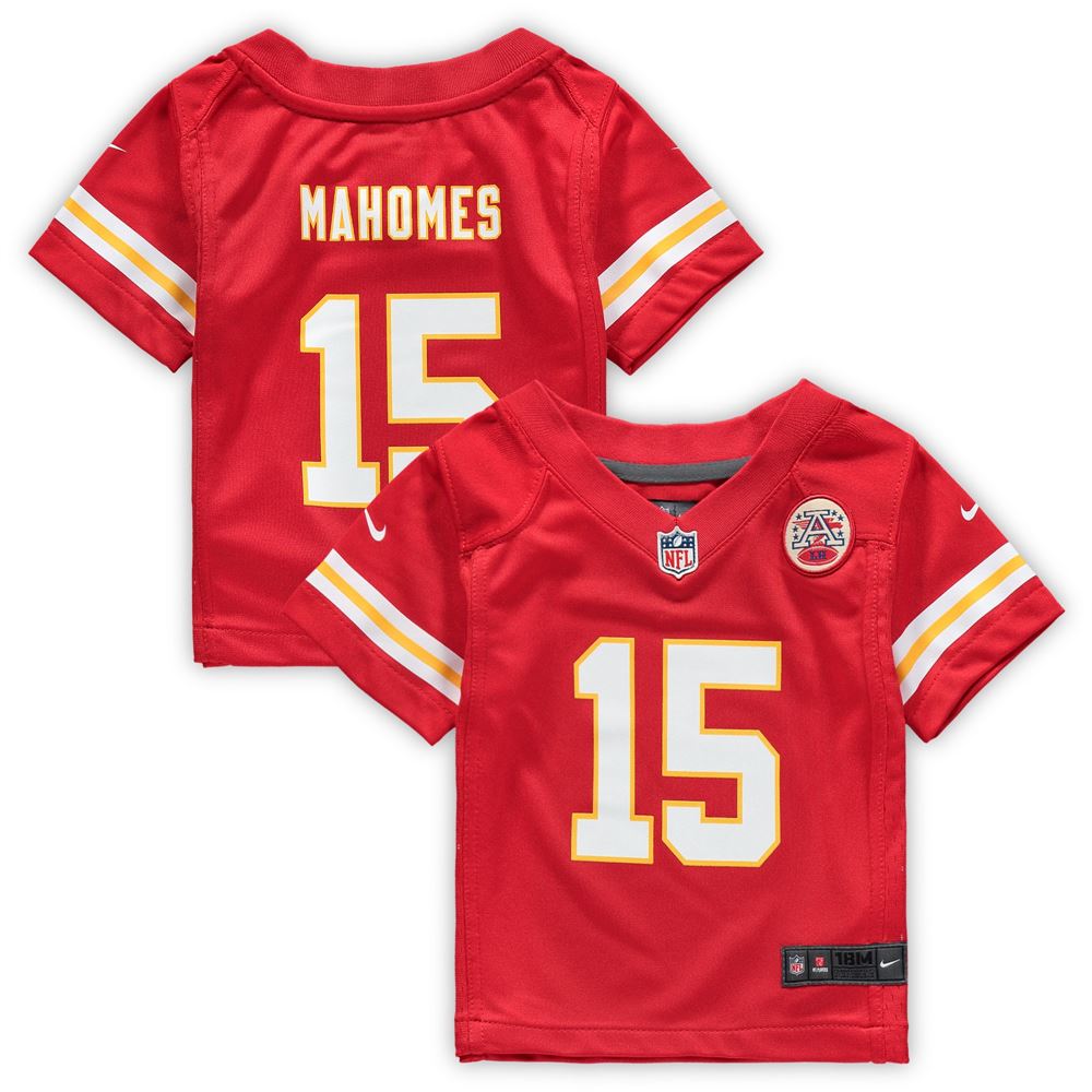 Men's Patrick Mahomes Kansas City Chiefs Infant Game Jersey Red