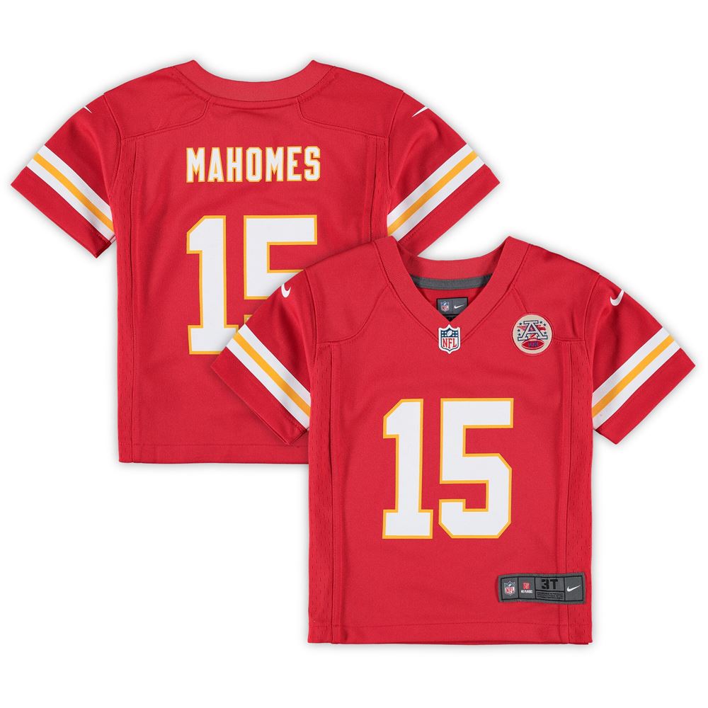 Men's Patrick Mahomes Kansas City Chiefs Toddler Game Jersey Red