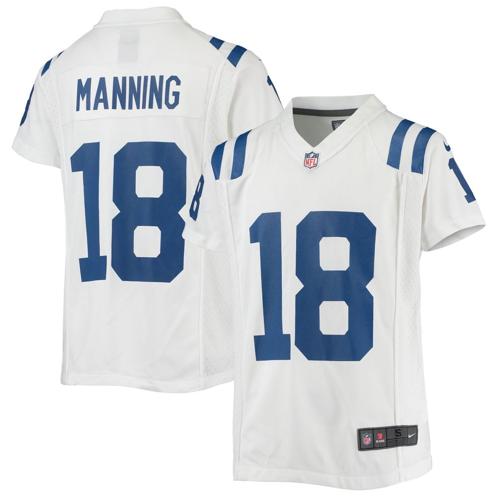Men's Peyton Manning Indianapolis Colts Youth Retired Player Game Jersey