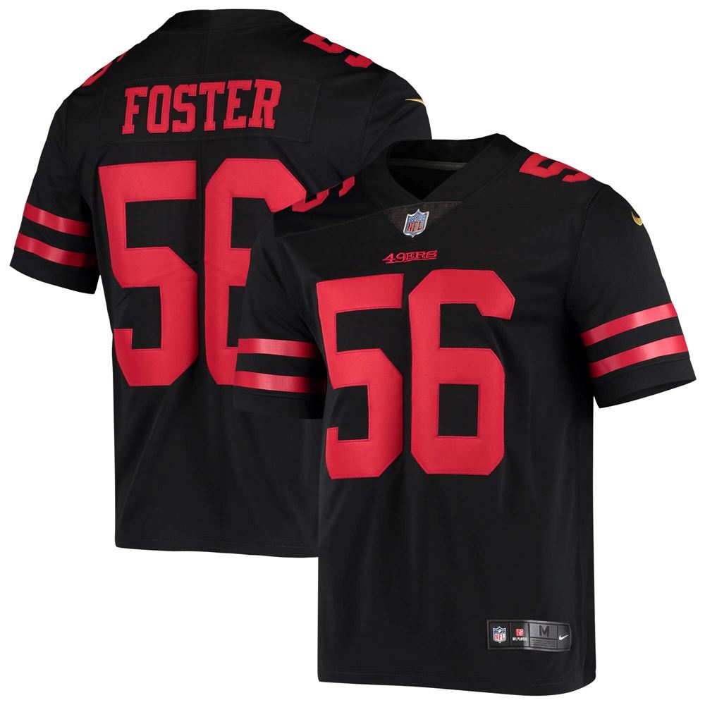 Men's Reuben Foster San Francisco 49ers Vapor Limited Player Jersey Black