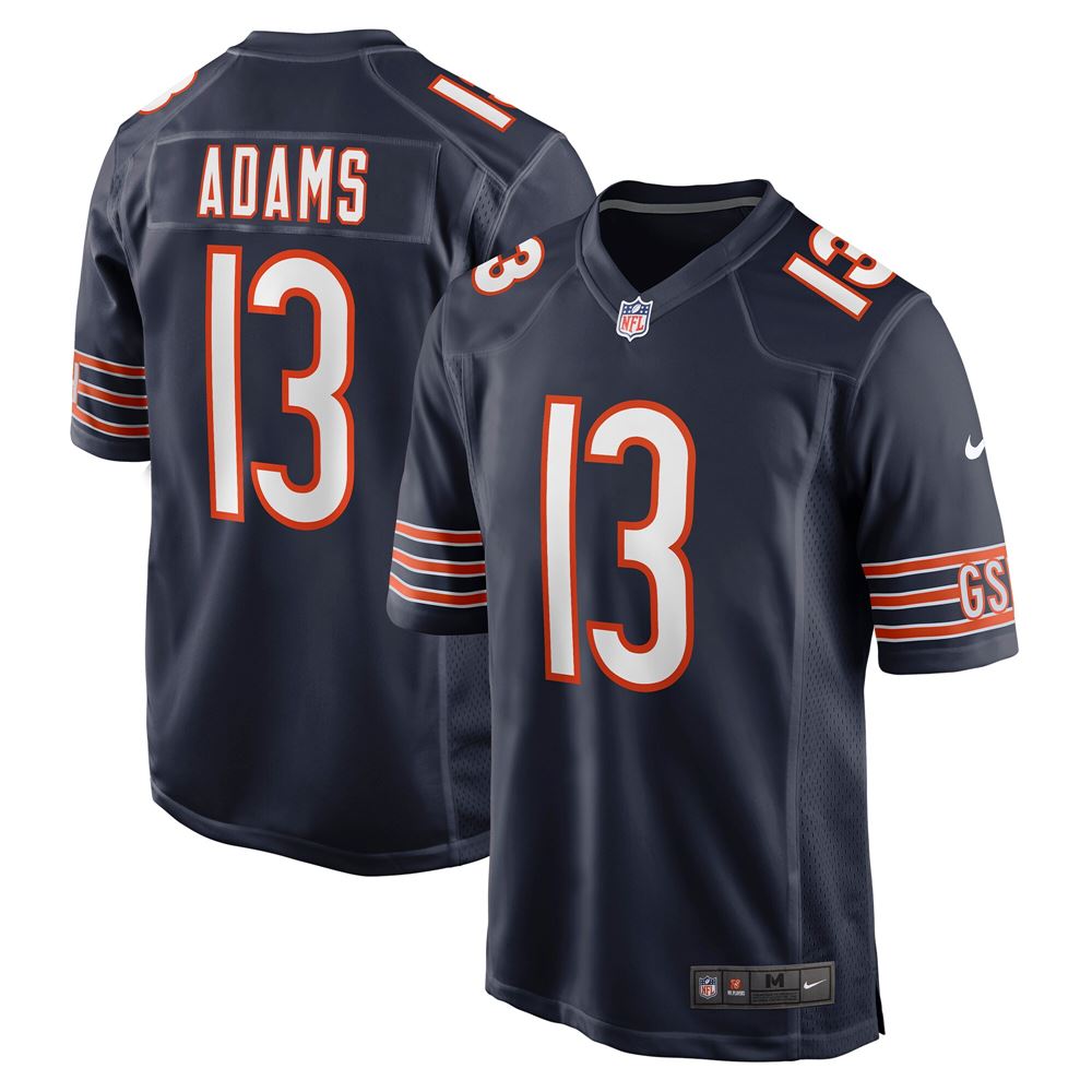 Men's Rodney Adams Chicago Bears Game Jersey Navy