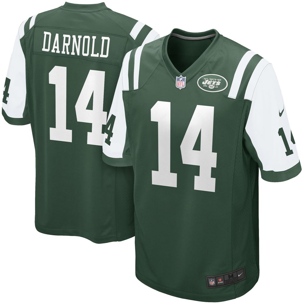 Men's Sam Darnold New York Jets Youth Game Jersey Green