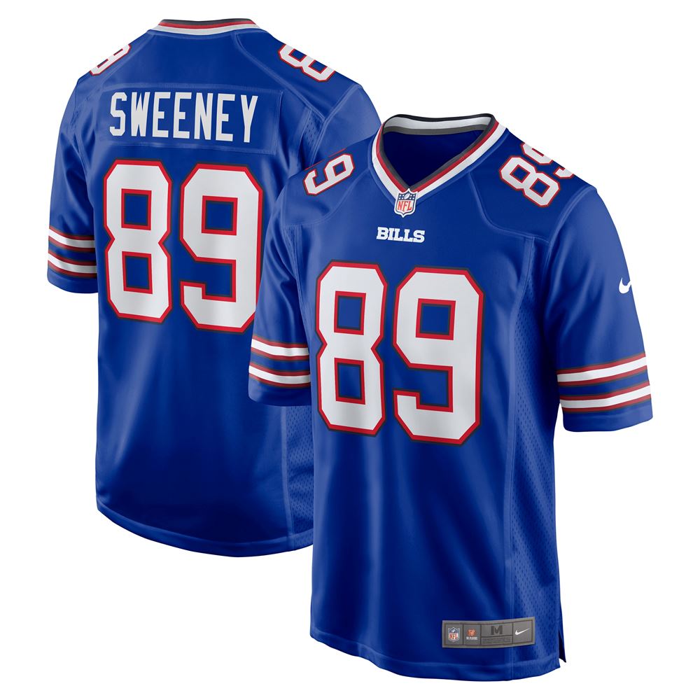 Men's Tommy Sweeney Buffalo Bills Game Jersey Royal