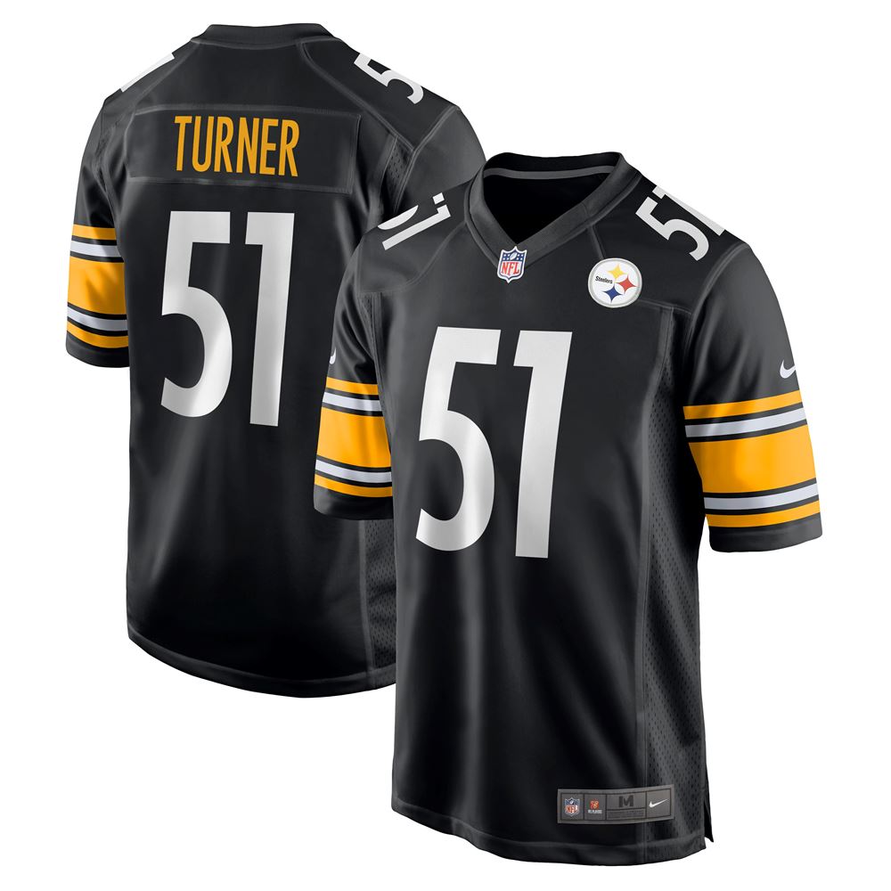 Men's Trai Turner Pittsburgh Steelers Game Jersey Black