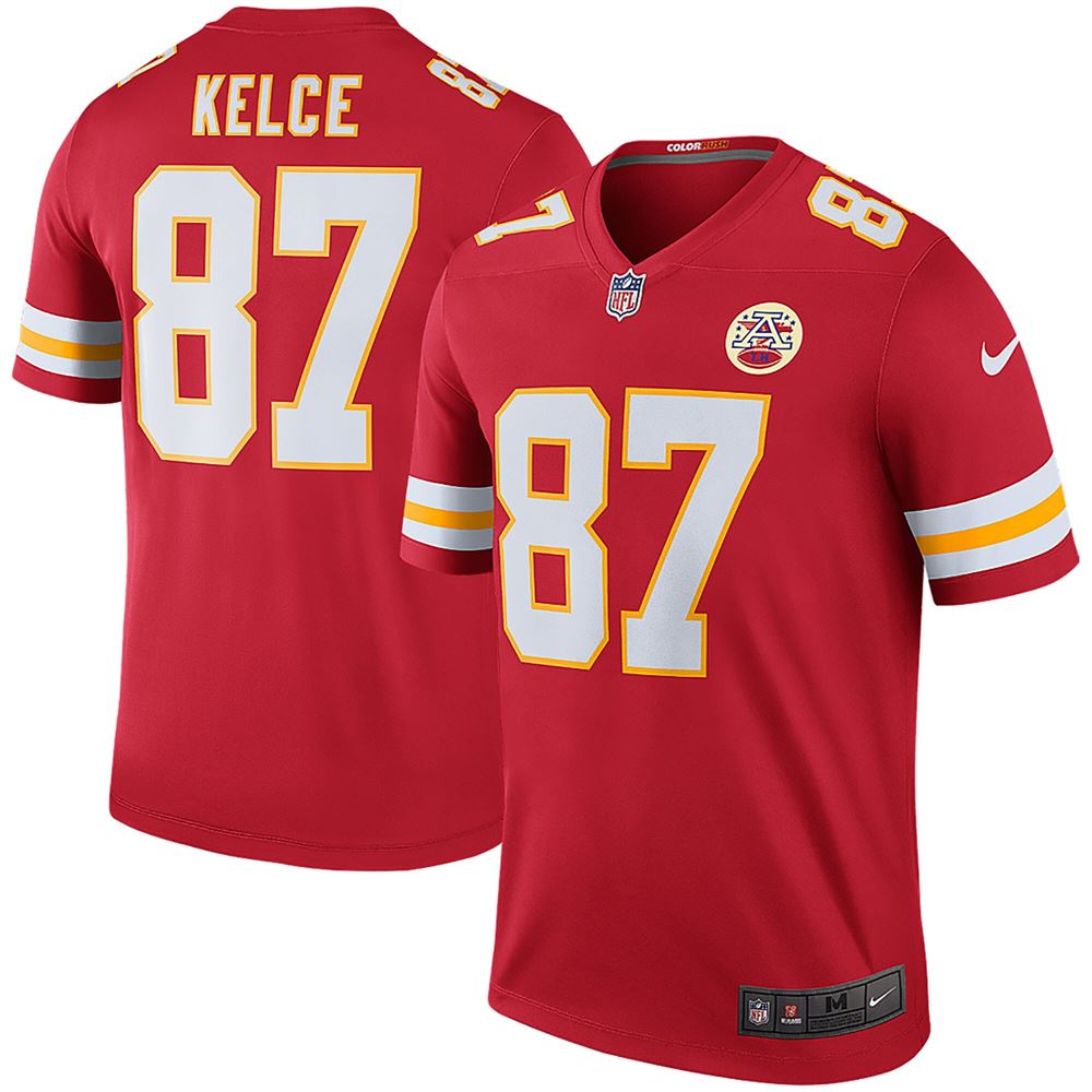 Men's Travis Kelce Kansas City Chiefs Legend Jersey Red - Luxwoo.com