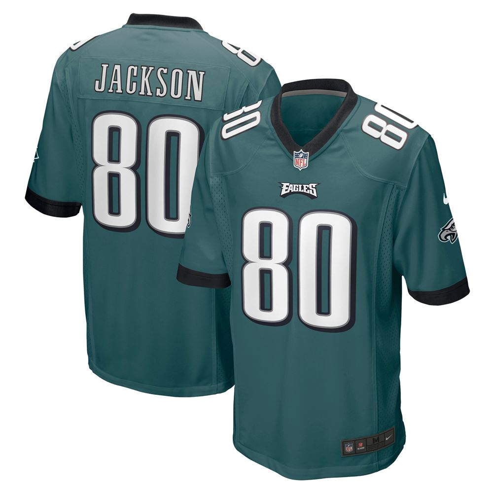 Men's Tyree Jackson Philadelphia Eagles Game Jersey Midnight Green