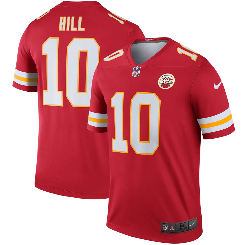 Men's Tyreek Hill Kansas City Chiefs Legend Player Jersey Red