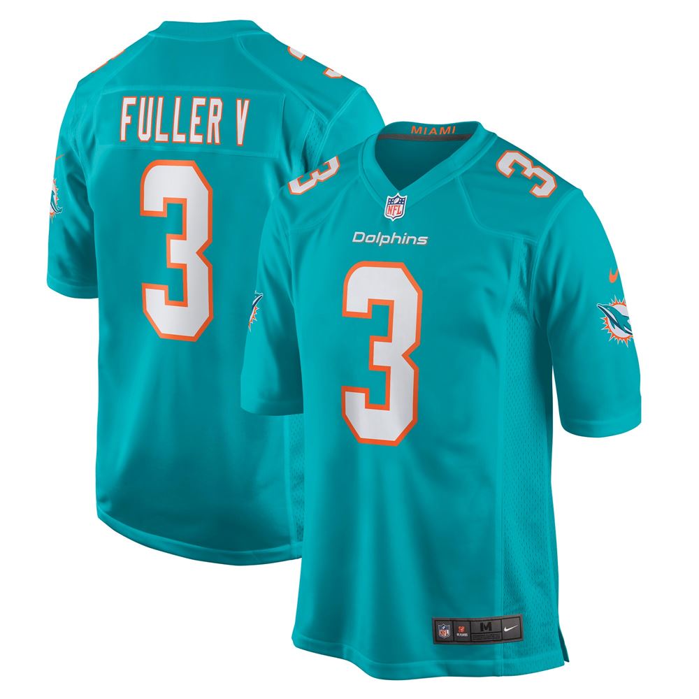 Men's Will Fuller V Miami Dolphins Game Player Jersey Aqua