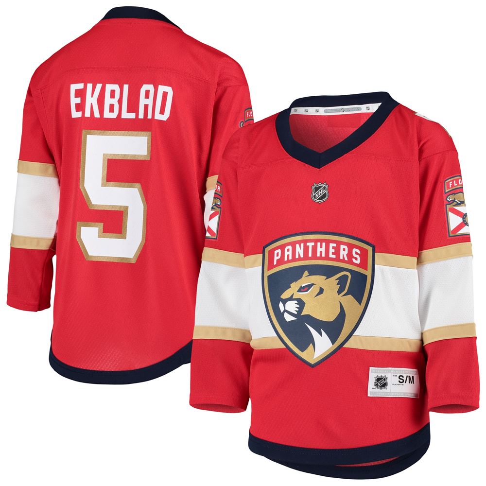 Men's Aaron Ekblad Florida Panthers Youth Home Replica Player Jersey Red