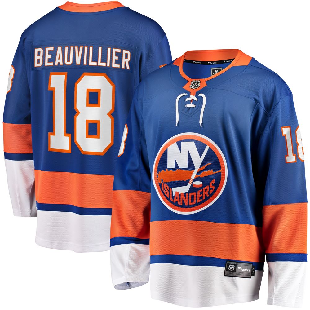 Men's Anthony Beauvillier New York Islanders Home Breakaway Player Jersey Royal