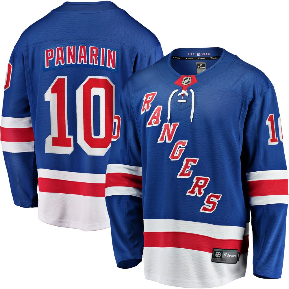 Men's Artemi Panarin New York Rangers Premier Breakaway Player Jersey Blue