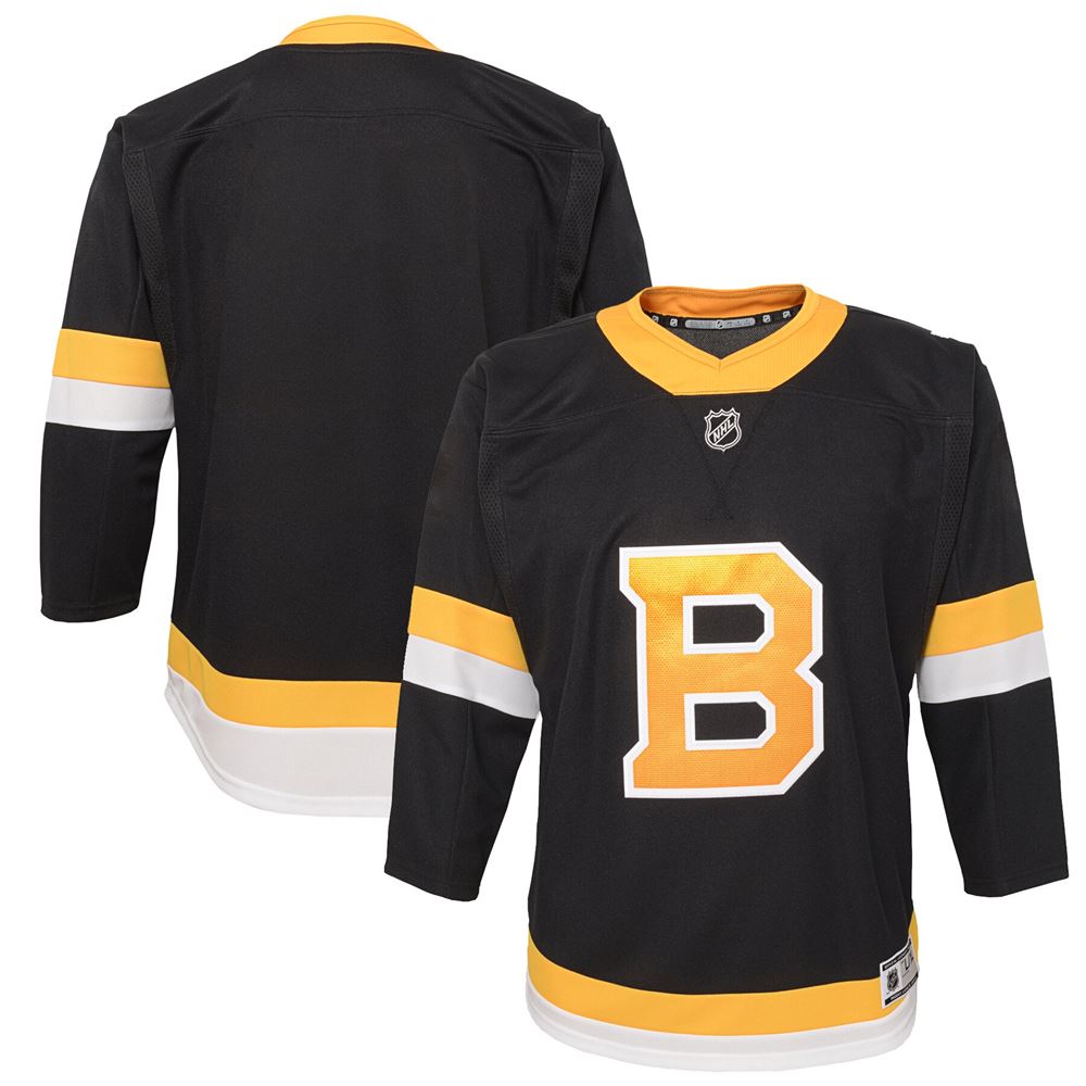 Men's Boston Bruins Youth Alternate Premier Team Jersey Black