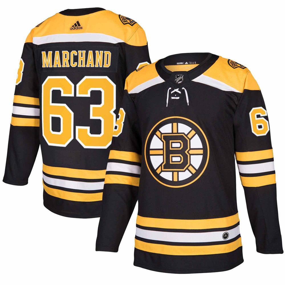 Men's Brad Marchand Boston Bruins Player Jersey Black