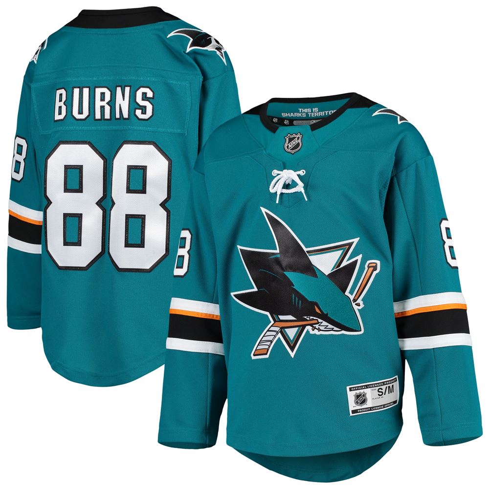 Men's Brent Burns San Jose Sharks Youth Premier Player Jersey