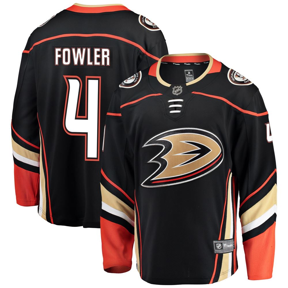 Men's Cam Fowler Anaheim Ducks Youth Breakaway Player Jersey Black