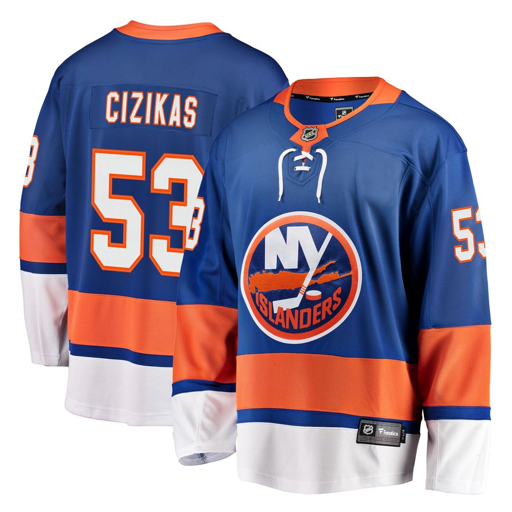 Men's Casey Cizikas New York Islanders Breakaway Player Jersey Royal