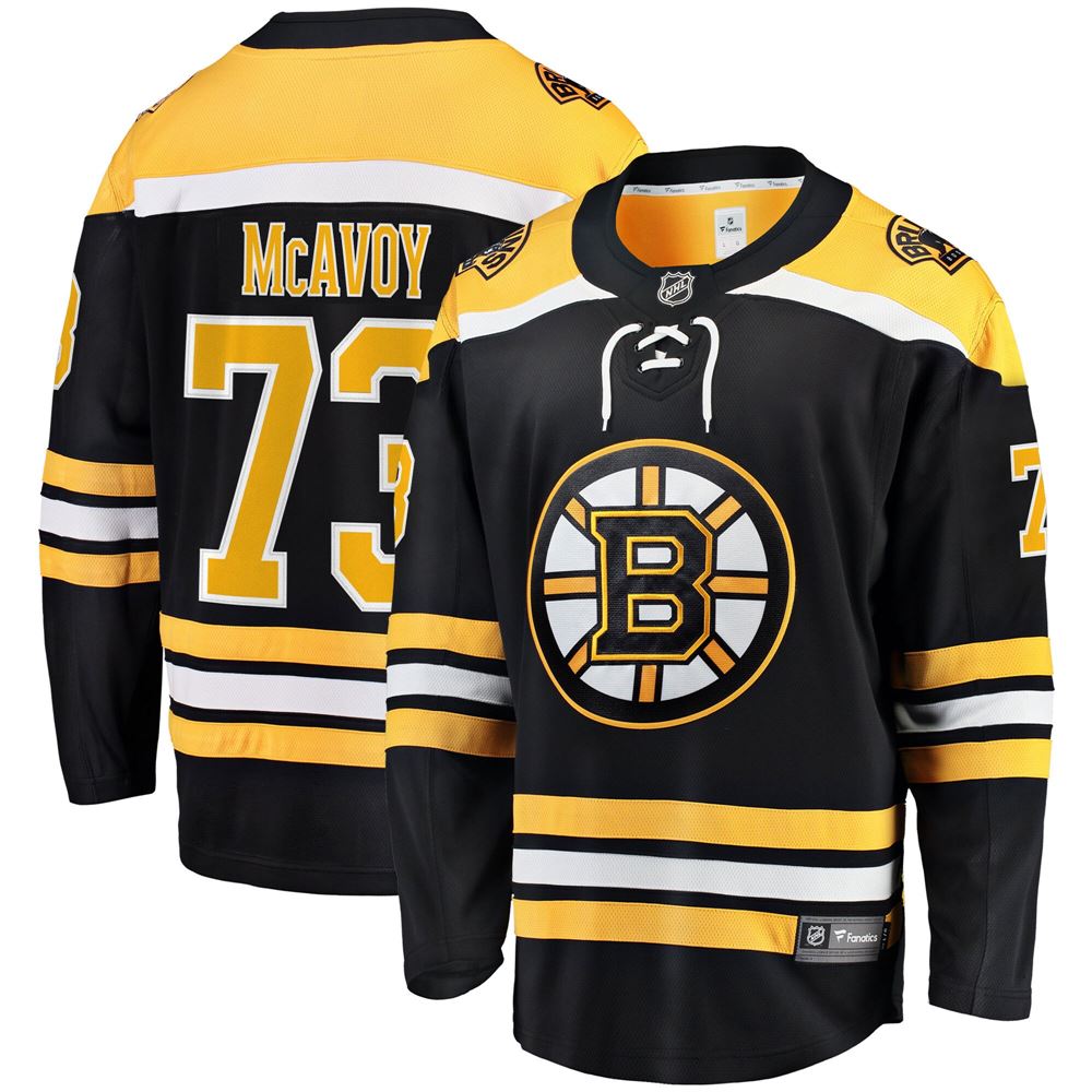 Men's Charlie Mcavoy Boston Bruins Home Premier Breakaway Player Jersey Black