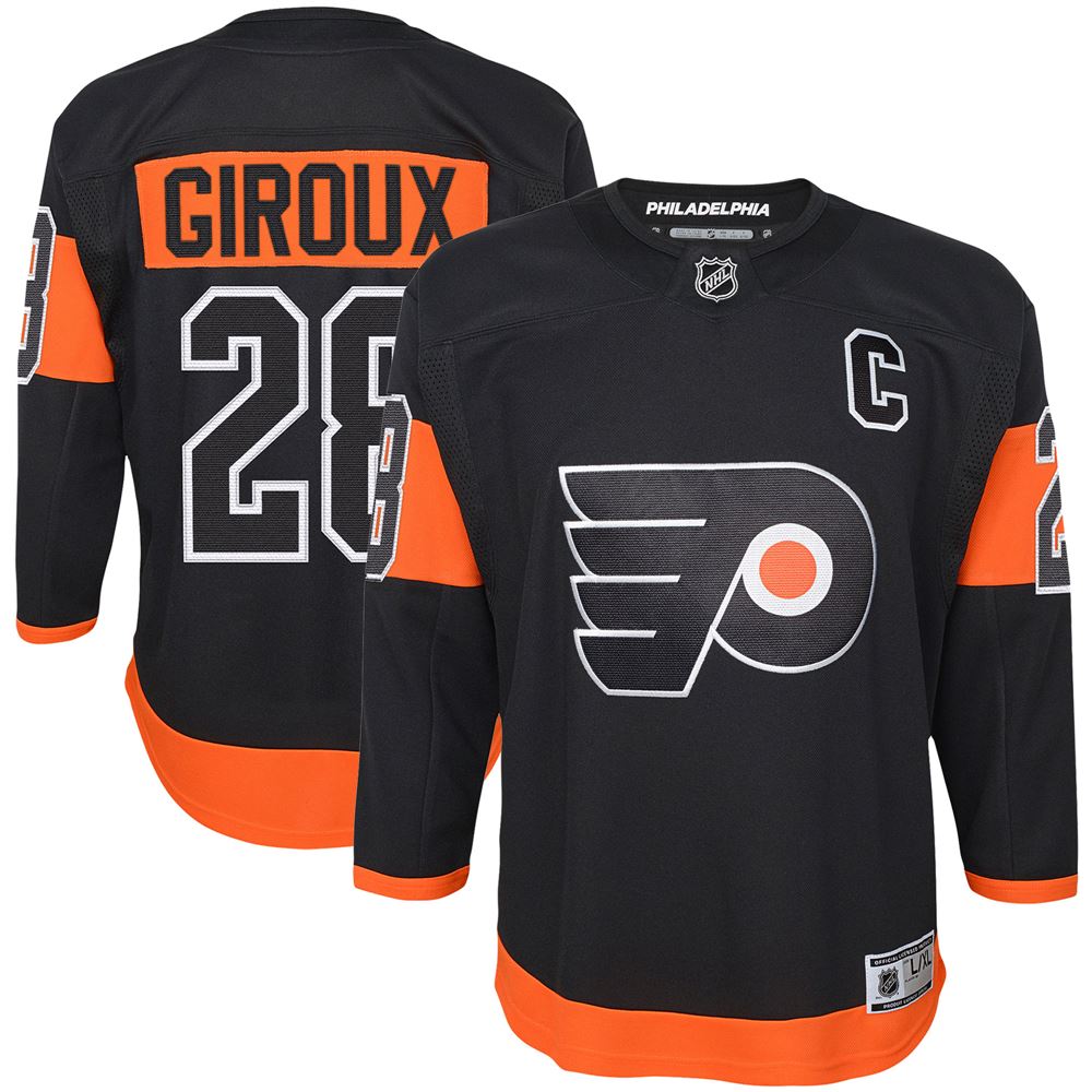 Men's Claude Giroux Philadelphia Flyers Youth Alternate Premier Player Jersey Black