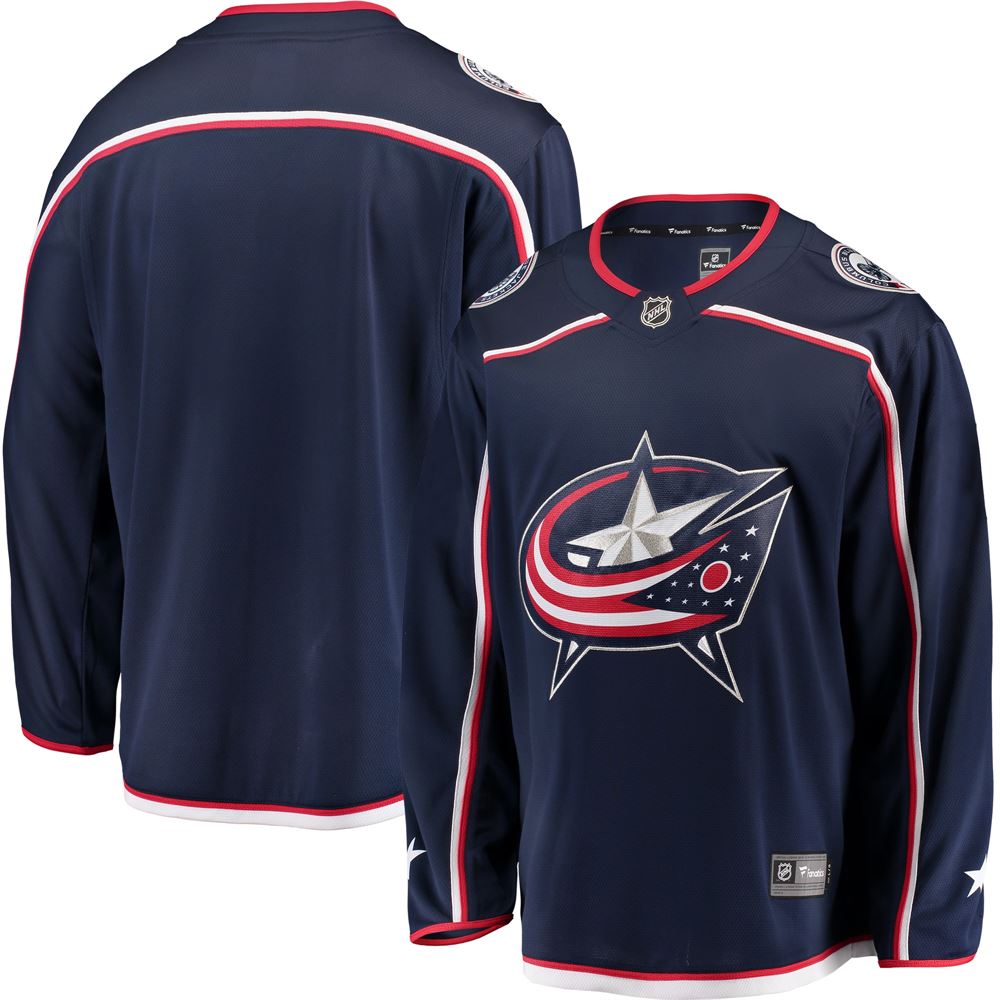 Men's Columbus Blue Jackets Breakaway Home Jersey