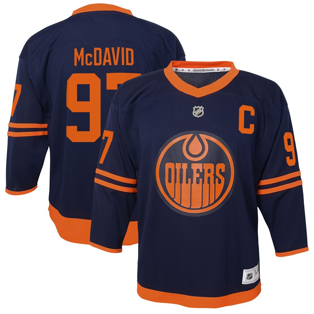 Men's Connor Mcdavid Edmonton Oilers Toddler Alternate Replica Player Jersey