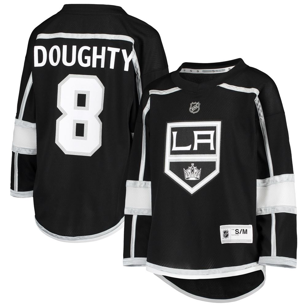 Men's Drew Doughty Los Angeles Kings Youth Home Replica Player Jersey Black